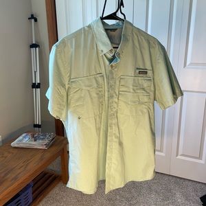 Eddie Bauer Vented Sport Shirt Sage Green